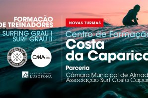 Costa da Caparica recebe novos cursos de formação de treinadores de surf da Universidade Lusófona