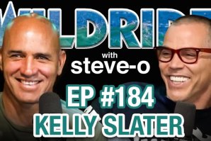 Bay Watch, tubarões, e uma lesão na anca que causou anos de dor - Kelly Slater conversa com Steve-O