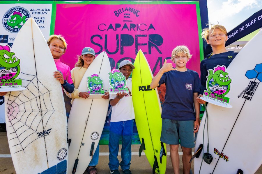 Noah Crine, Marta Cabral, Oliver Fleiss, Oscar Moreno e Jaime Biscaia Sá vencem a 2ª etapa do Circuito ASCC Super Groms 2026