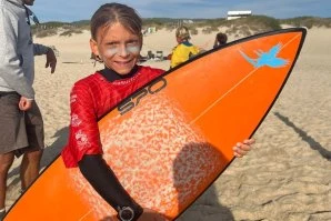 Levi Hummel tem 10 anos e é local da Praia de Ofir