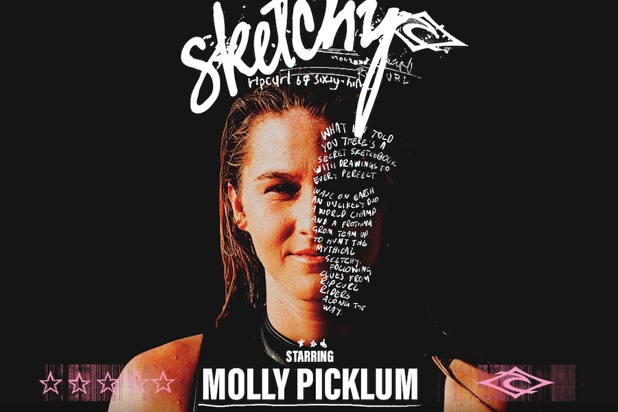 Molly Picklum "chega" à Ericeira para a estreia de "Sketchy"