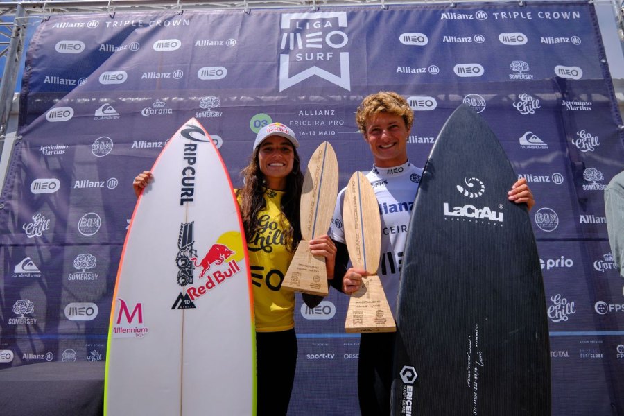 Teresa Bonvalot e Tiago Stock vencem o Allianz Ericeira Pro 2025