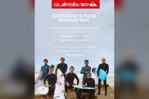 Quiksilver e Roxy oferecem testes gratuitos de fatos na Surfers Lab do Baleal até 18 de outubro