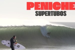 Kikas, Italo, Marzo e outros surfistas locais fazem justiça ao nome &quot;Supertubos&quot;
