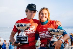 Harrison Roach e Soleil Errico sagram-se Campeões Mundiais de Longboard