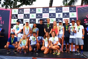 Domínio norte-americano na final internacional do Rip Curl Grom Search 2017